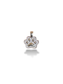 Paw Dije Rhodium Plated