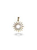 Sun Charm Gold Plated