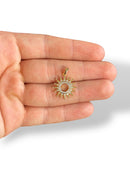 Sun Charm Gold Plated
