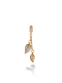 Leaf Charm Gold Plated