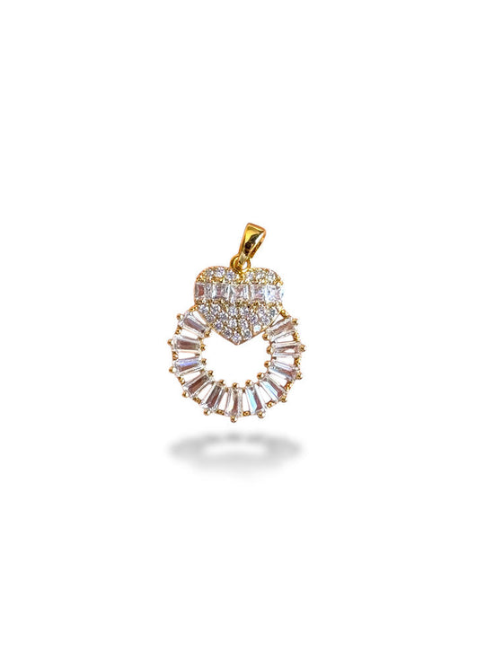 Heart Charm Gold Plated
