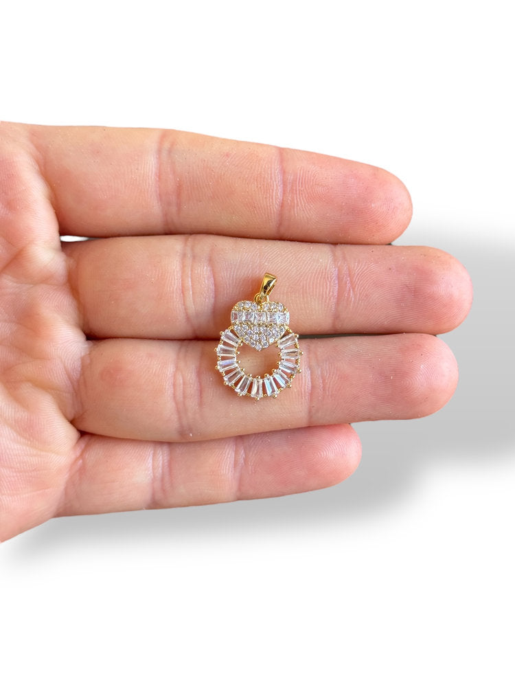 Heart Charm Gold Plated