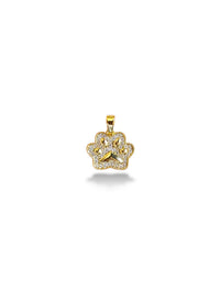 Paw Charm Gold Plated