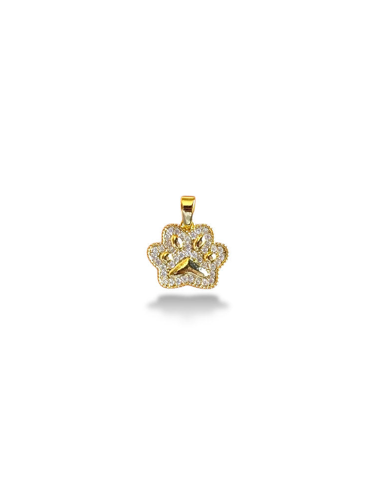 Paw Charm Gold Plated