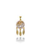 Dreamcatcher Charm Gold Plated