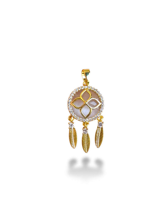 Dreamcatcher Charm Gold Plated