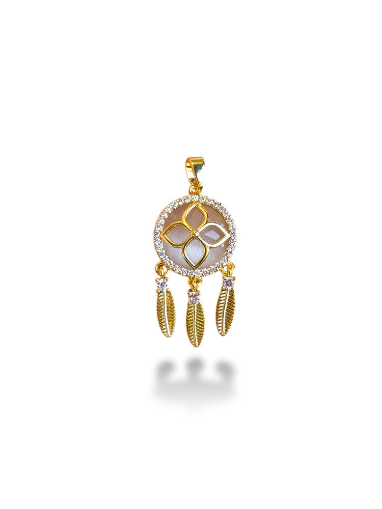 Dreamcatcher Charm Gold Plated