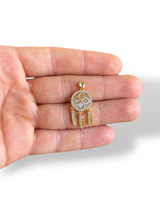 Dreamcatcher Charm Gold Plated