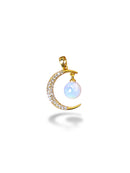 Moon Charm Gold Plated