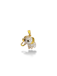Elephant Charm Gold Plated