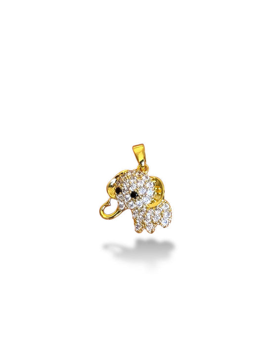 Elephant Charm Gold Plated