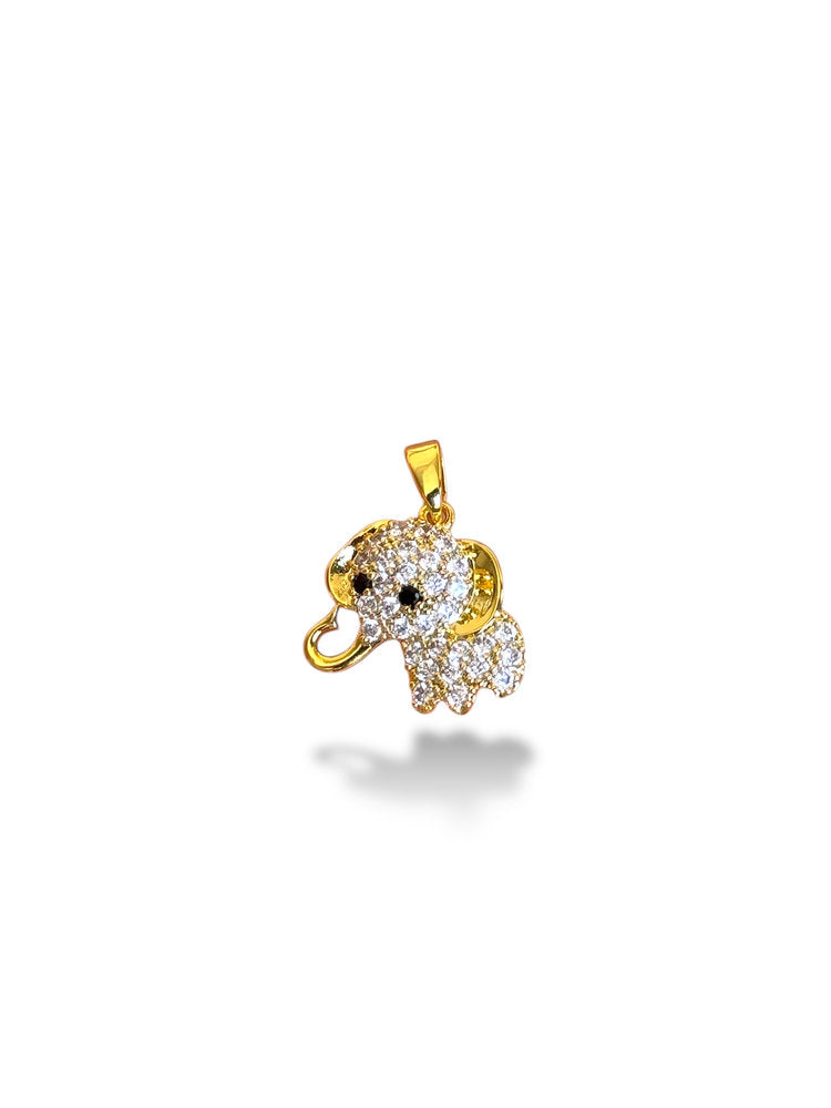 Elephant Charm Gold Plated