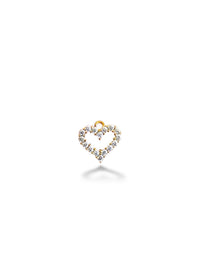 Heart Charm Gold Plated