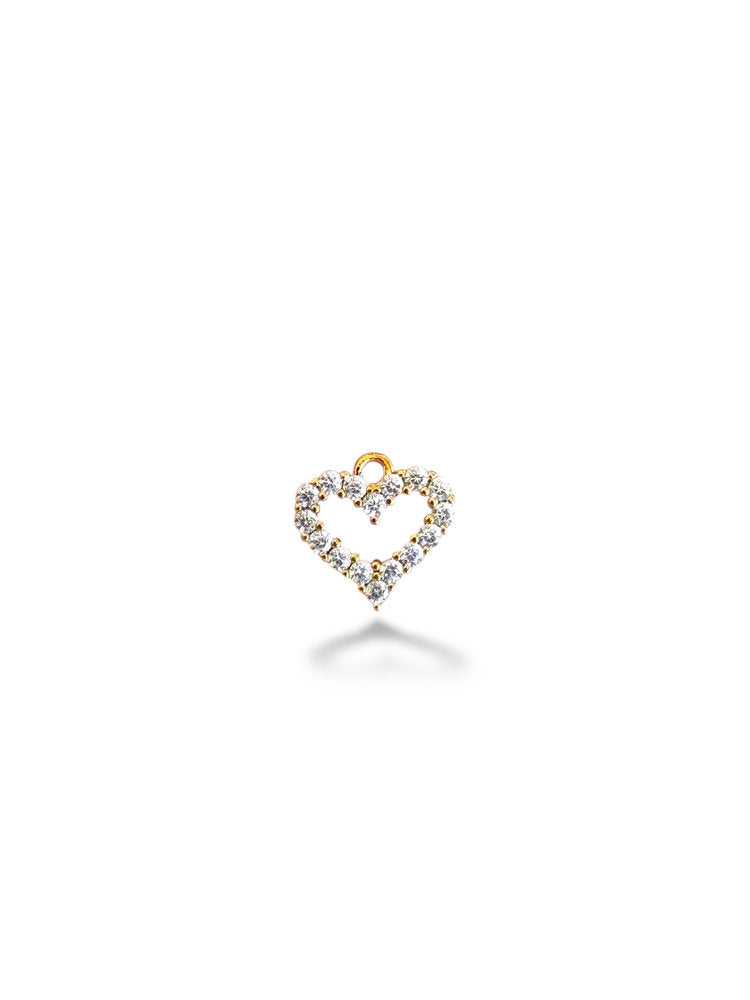 Heart Charm Gold Plated