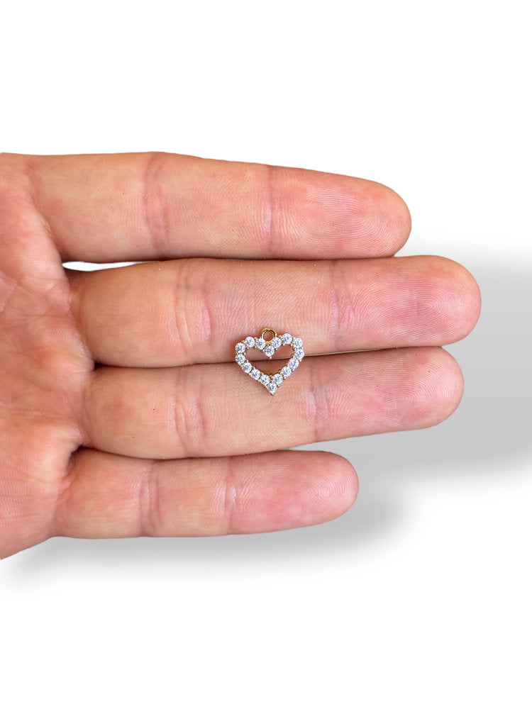 Heart Charm Gold Plated