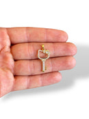 Hello Kitty Key Charm Gold Plated