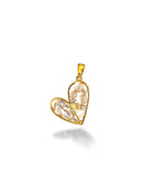 Heart Charm Gold Plated
