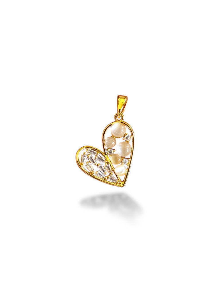 Heart Charm Gold Plated