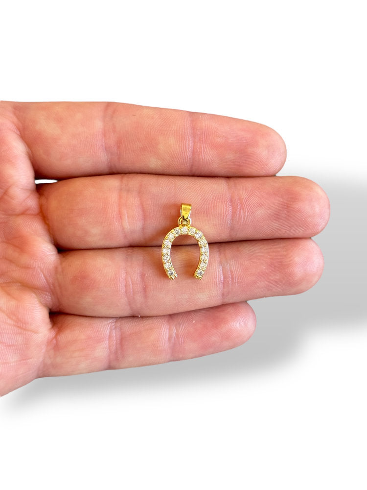 Horseshoe Charm Gold Plated