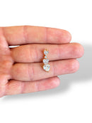 3-Heart Charm Gold Plated