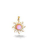 Sun Charm Gold Plated
