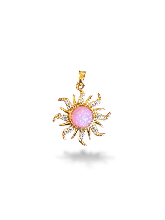 Sun Charm Gold Plated