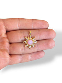 Sun Charm Gold Plated