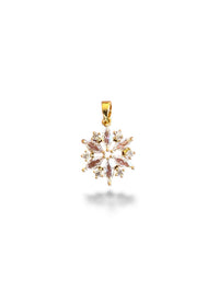 Snowflake Charm Gold Plated