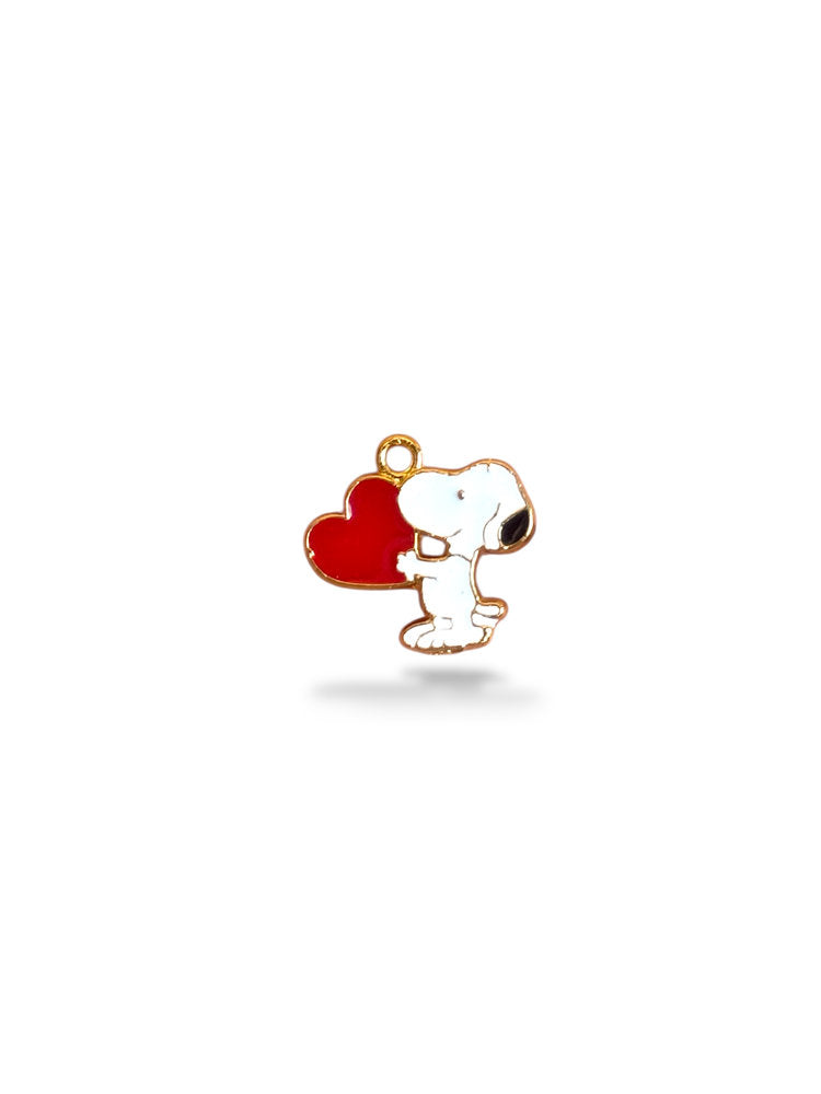 Snoopy Charm Gold Plated