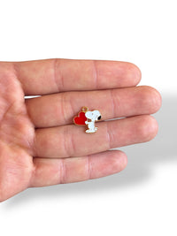 Snoopy Charm Gold Plated