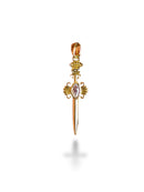 Sword Charm Gold Plated