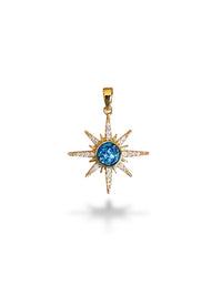 North Star Charm Gold Plated