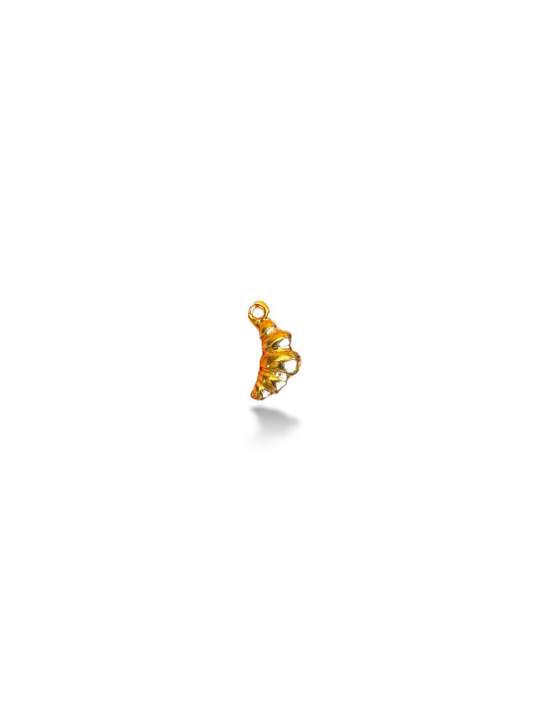Croissant Charm Gold Plated