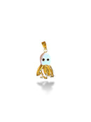 Octopus Charm Gold Plated
