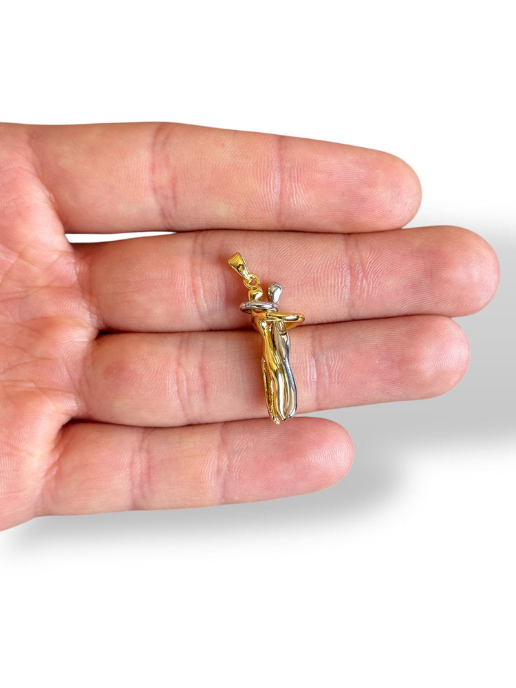 Hugging Charm Gold Plated