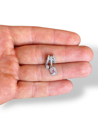 Charm Rhodium Plated