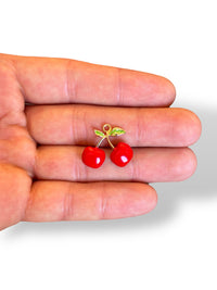 Enamel Glass Gold Plated Charm