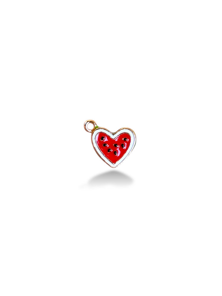 Enamel Glass Gold Plated Charm