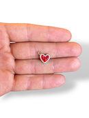 Enamel Glass Gold Plated Charm