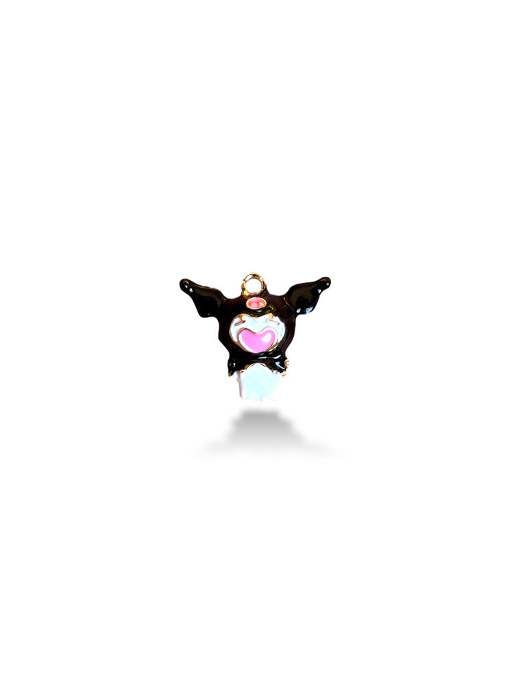 Enamel Glass Gold Plated Charm