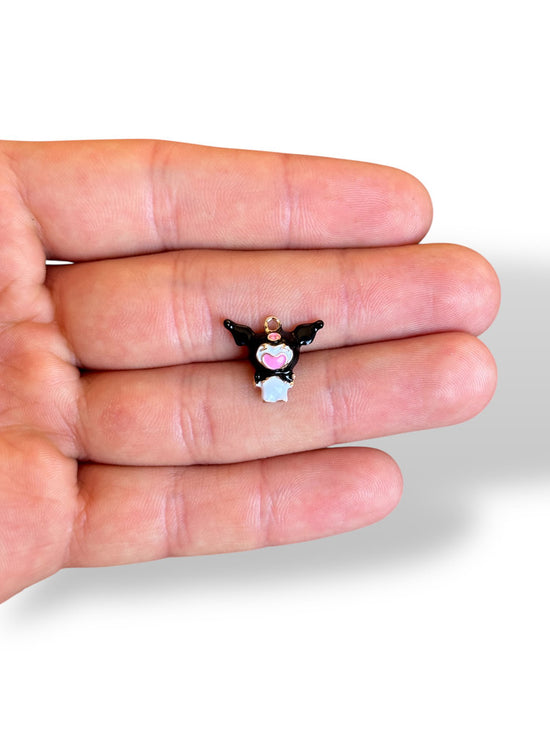 Enamel Glass Gold Plated Charm