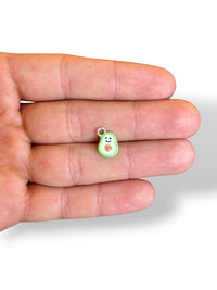 Enamel Glass Gold Plated Charm