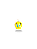 Enamel Glass Gold Plated Charm