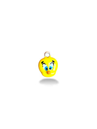 Enamel Glass Gold Plated Charm