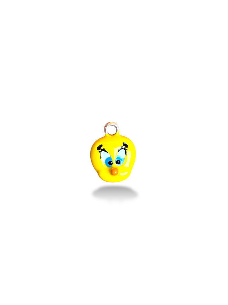 Enamel Glass Gold Plated Charm