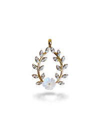 Flower Charm Gold Plated