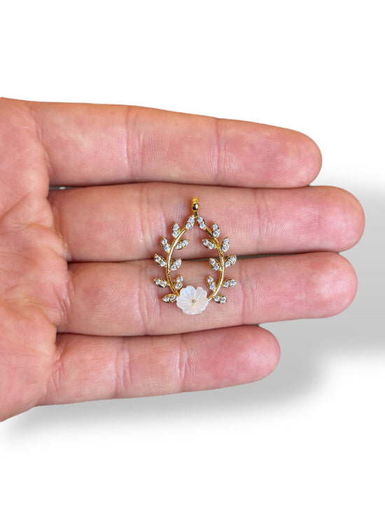 Flower Charm Gold Plated