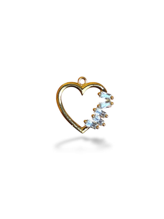 Heart Charm Gold Plated