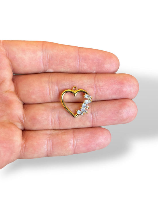 Heart Charm Gold Plated