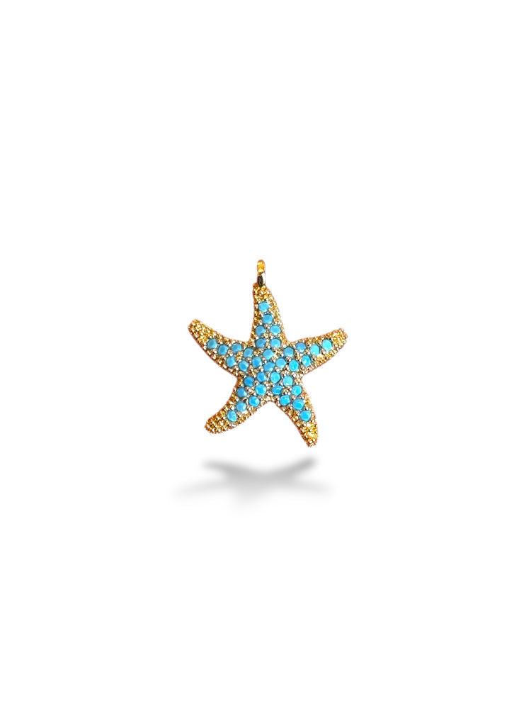 Starfish Charm Gold Plated